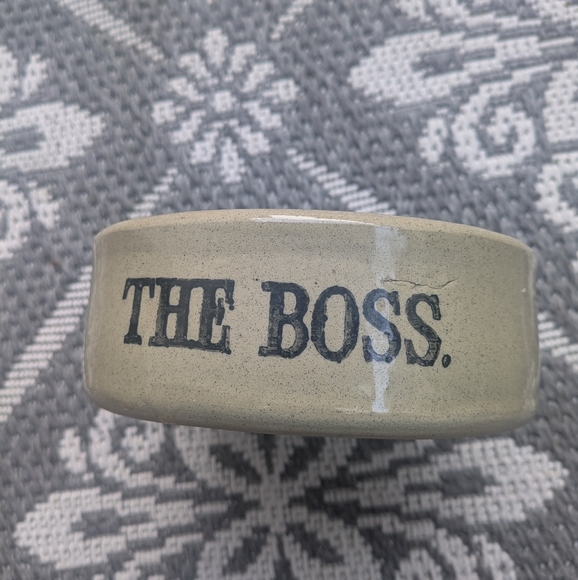 Other - Moira Stoneware "The Boss" Handcrafted Dog Bowl